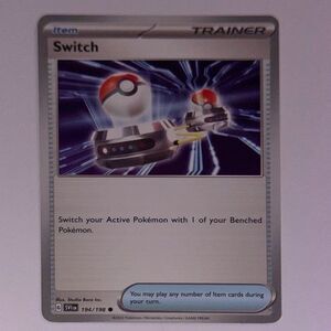 Pokémon Card: Switch #194/198 (Pokemon Scarlet & Violet)